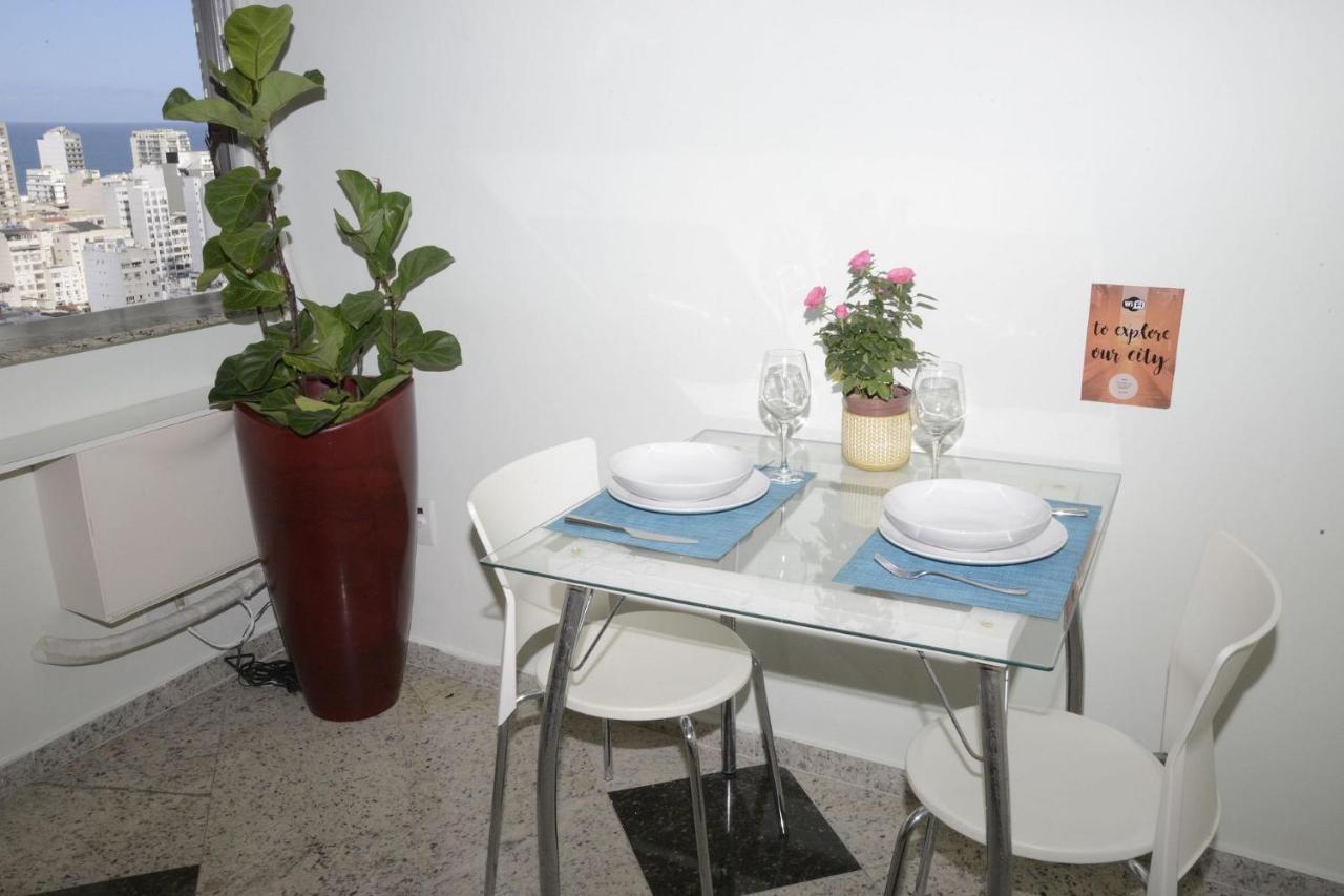 Apartamento Loft Com Vista O Mar De Ipanema, A Pé Praia, Ao Lado Do Metrô - Com Wi Fi E Ar *